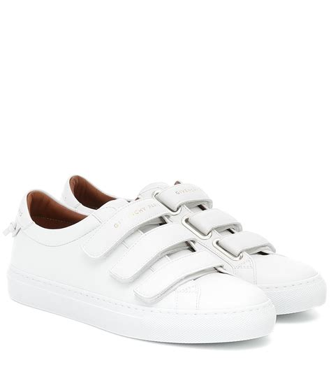 givenchy urban street leather and suede sneakers|Givenchy jaw high white sneakers.